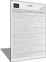 Instructies CORE11 Algemeen 9600C... (IT/EN/FR/DE/NL/ES/PT/NO/DA/SV/RU/ZH) Rev1