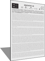 Instructies LIGHT INSIDE CORE11 SENZAFINE HE M14 (IT/EN/FR/DE/NL/ES/PT/NO/DA/SV/RU/ZH/AR) Rev0
