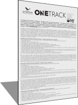 Instructies ONETRACK BASE 9000/BRU... (IT/EN/FR/DE/NL/ES/PT/NO/DA/SV/RU/ZH/AR) Rev6